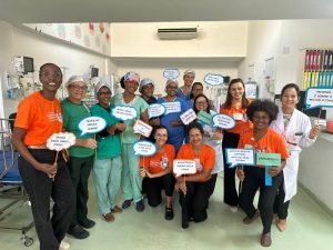 Hospital Geral de Camaçari promove ação em alusão ao Abril pela Segurança do Paciente