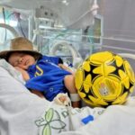 Clima de Copa do Mundo toma conta dos recém-nascidos do Hospital Materno-Infantil Dr. Joaquim Sampaio, em Ilhéus