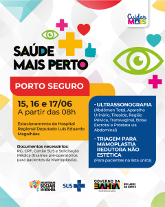 Feira Saúde Mais Perto chega a Porto Seguro