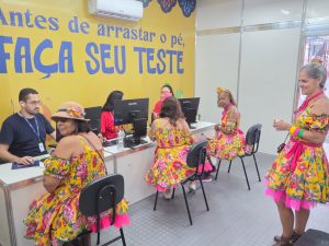 Fique Sabendo estreia em Serrinha e realiza mais de 2,2 mil testes em apenas três dias de festa