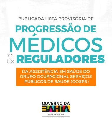 239 médicos e reguladores são contemplados com progressão na carreira