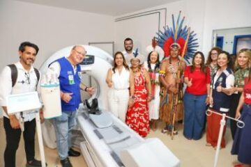 Estado entrega novo tomógrafo para HRDLEM e assina ordem de serviço para construção de cinco Unidades Básicas de Saúde Indígena