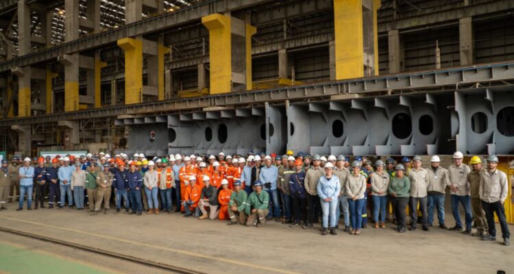 Estaleiro no RS começa a construir navios encomendados pela Transpetro